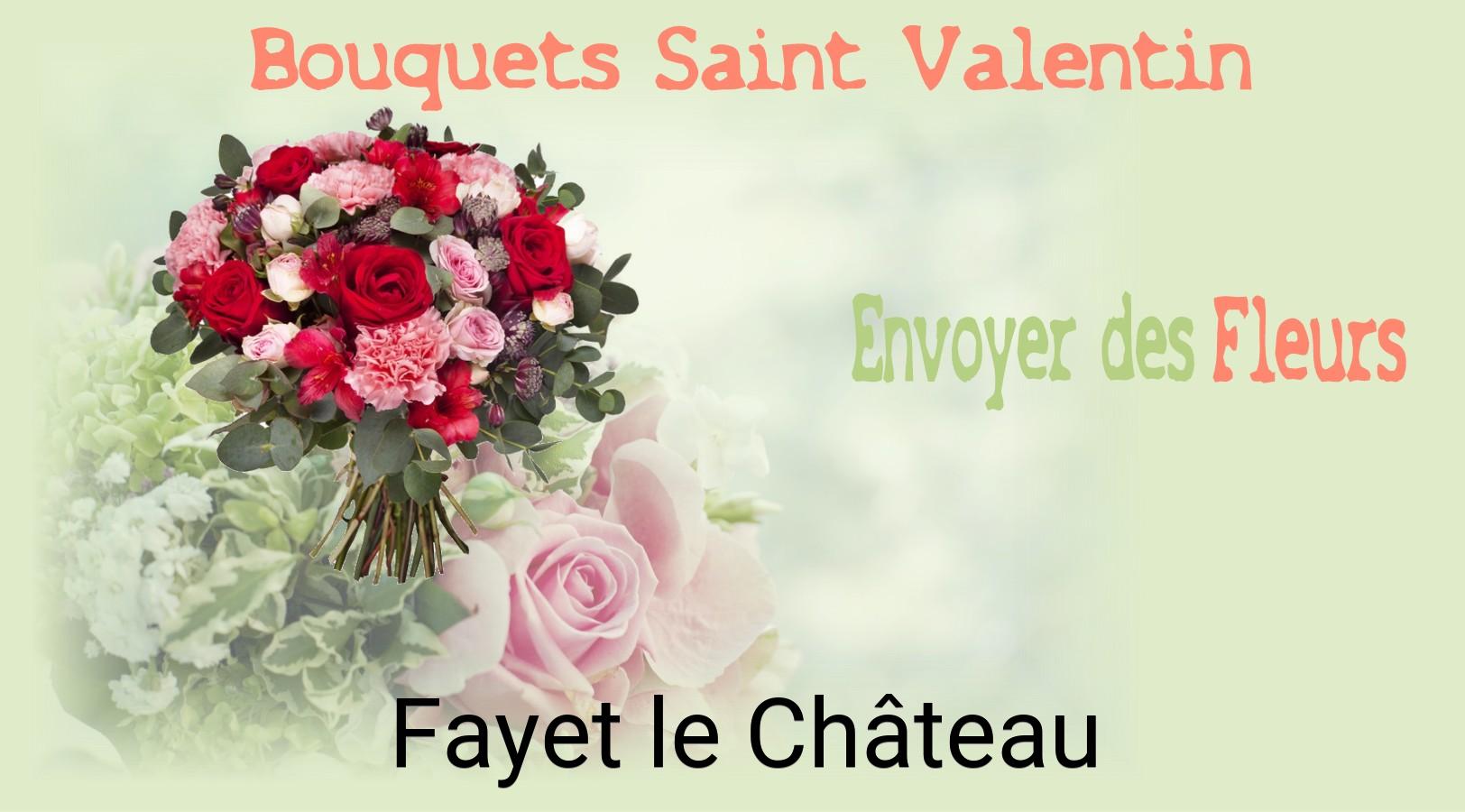 Roses de Saint-Valentin livrées à Fayet-le-Château